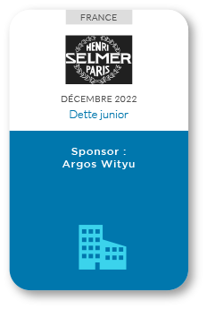 Financement Zencap AM : Henri Selmer 12/2022