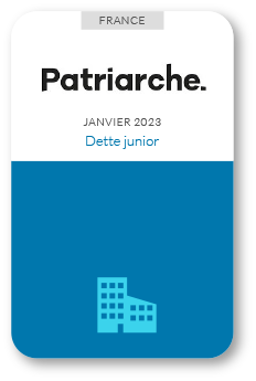 Financement Zencap AM : Patriarche 01/2023