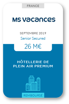 Financement Zencap AM : MS Vacances 09/2019