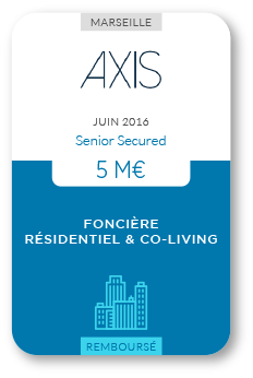 Financement Zencap AM : Axis 06/2016