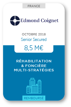 Financement Zencap AM : Edmond Coignet 10/2018