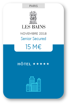 Financement Zencap AM : Les Bains - 11/2018