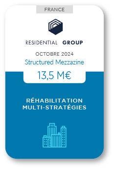 Financement Zencap AM : Residential Group 10/2024