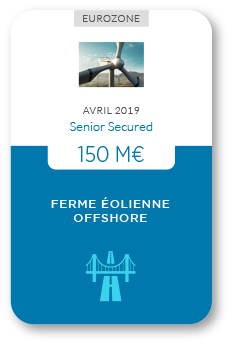 Financement Zencap AM : ferme éolienne offshore 04/2019