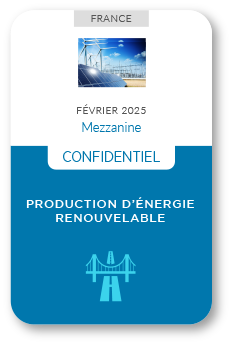 Financement Zencap AM : Production d’énergie renouvelable 02/2025