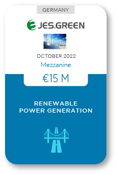 Zencap AM portfolio: renewable power generation JES.GREEN 10/2022