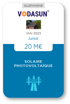 Financement Zencap AM : Solaire photovoltaïque - Vodasun 05/2025